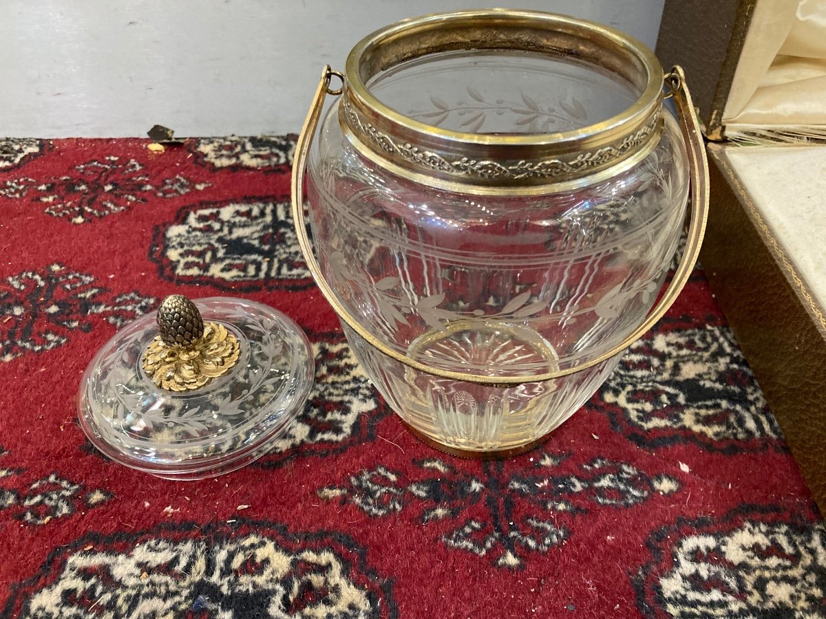 Silver Vermeil Biscuit Bucket In Box -photo-1