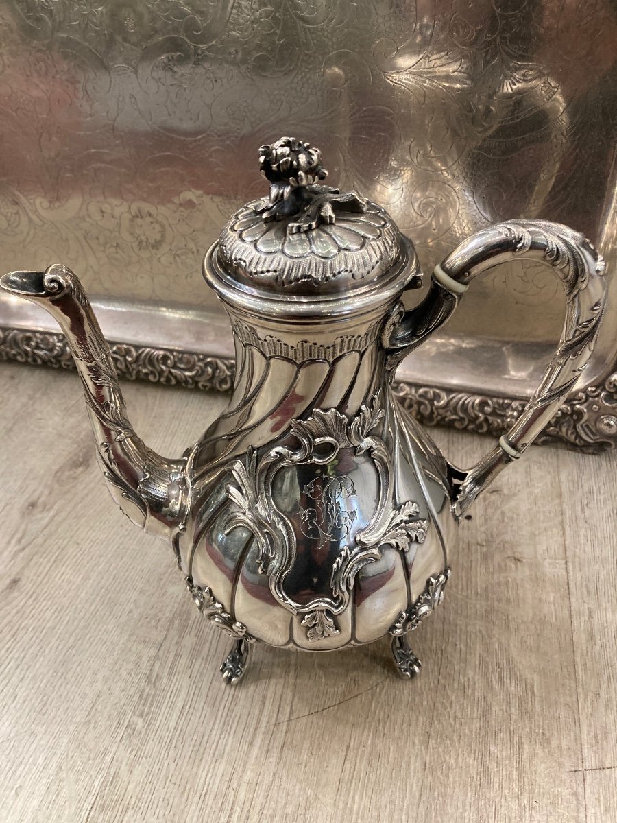 Minerva Sterling Silver Coffee Pot -photo-2