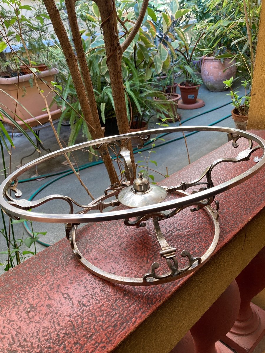 Two-sided Silver-plated Bronze Trivet -photo-2