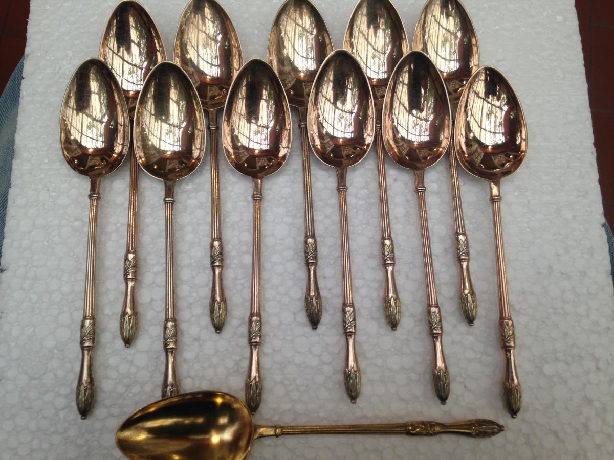 12 Little Spoons Vermeil
