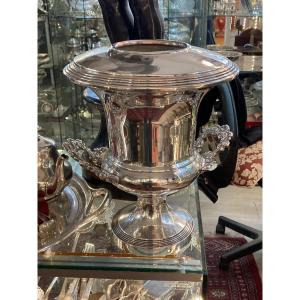 Silver Metal Champagne Bucket