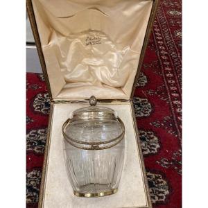 Silver Vermeil Biscuit Bucket In Box 