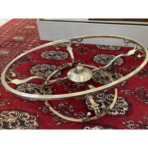 Two-sided Silver-plated Bronze Trivet 