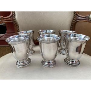 Silver Metal Shower Feet Timbales 