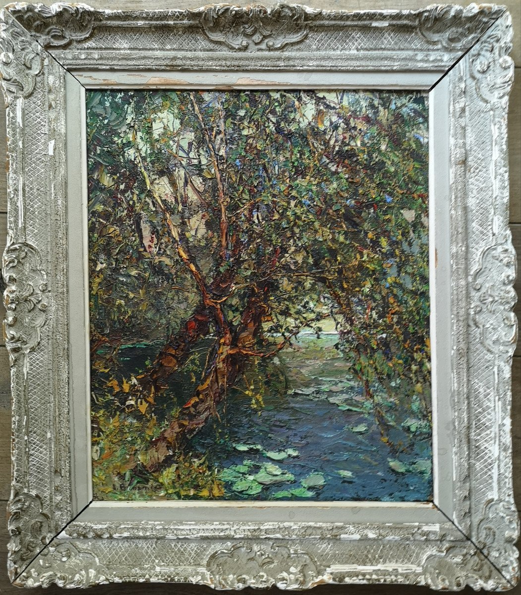 Bonamici Louis(1878-1966)huile Sur Toile  Signie Bas Gauche 55x46cm. 