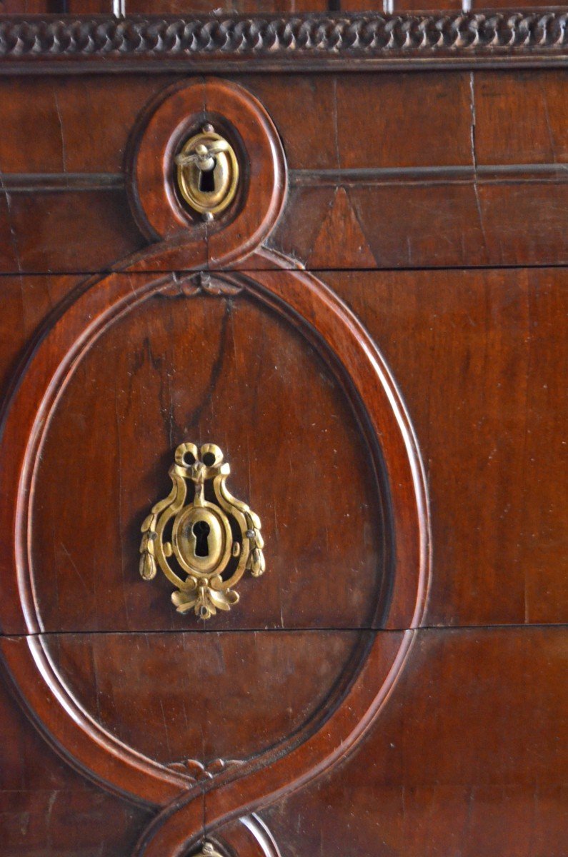 18th Century Mahogany Commode -photo-4