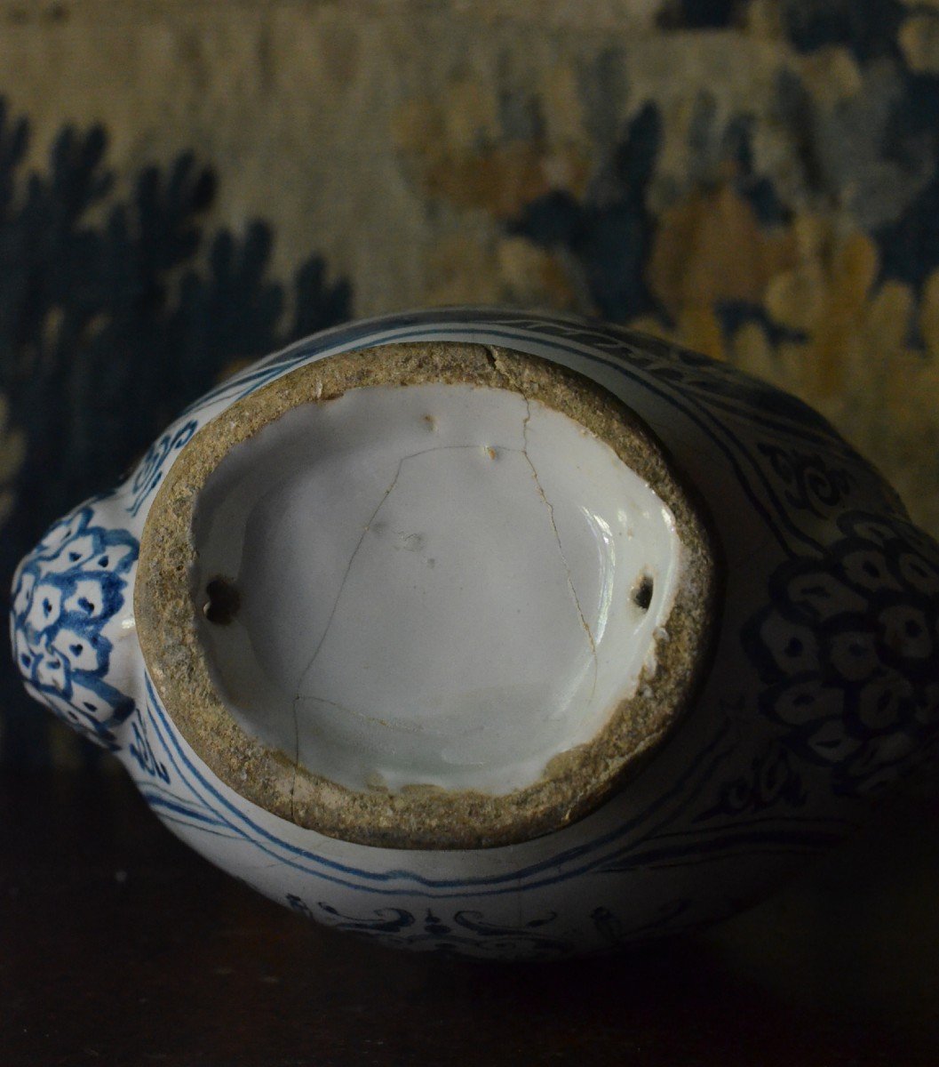 Pilgrim's Gourd In Earthenware From Nevers -photo-1