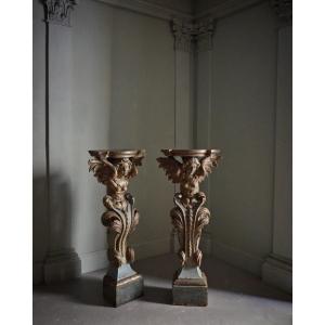 Pair Of Baroque Stands