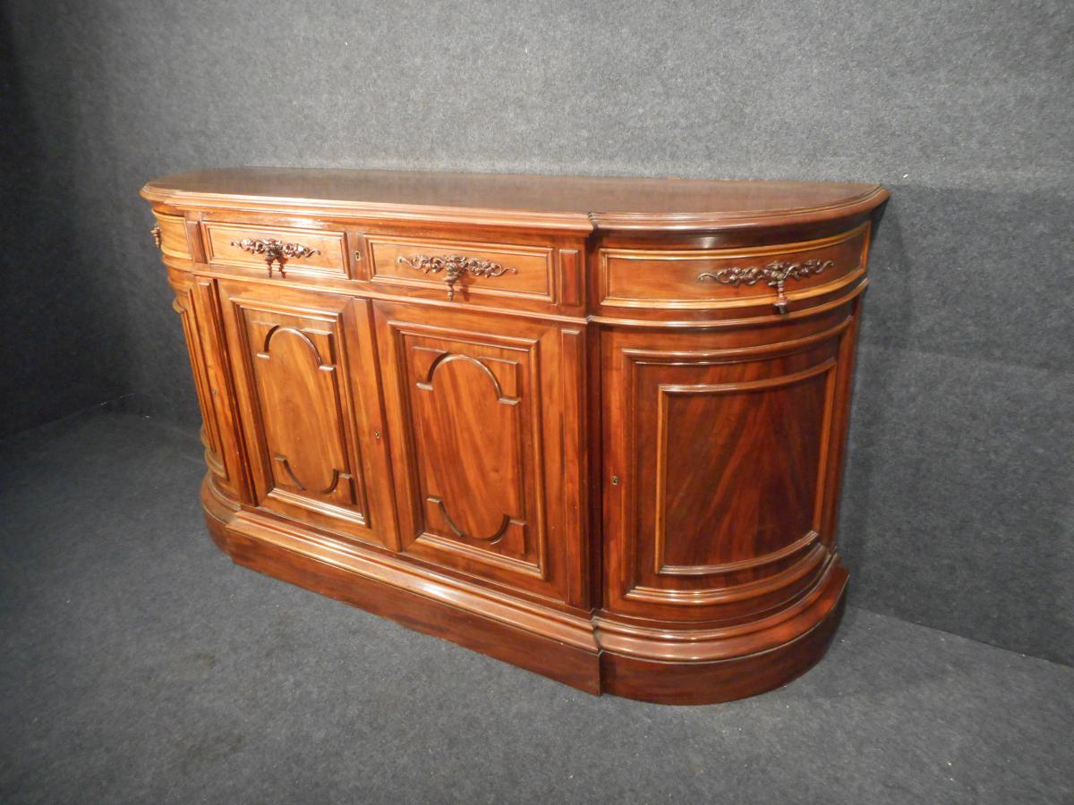 Superb Mahogany Sideboard De Cuba Napoleon III-photo-3