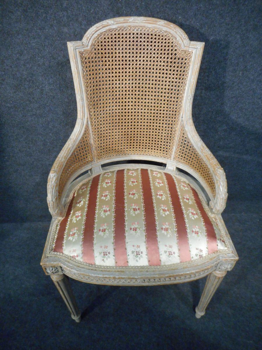 Pair Of Louis XVI Chair Napoleon III-photo-2