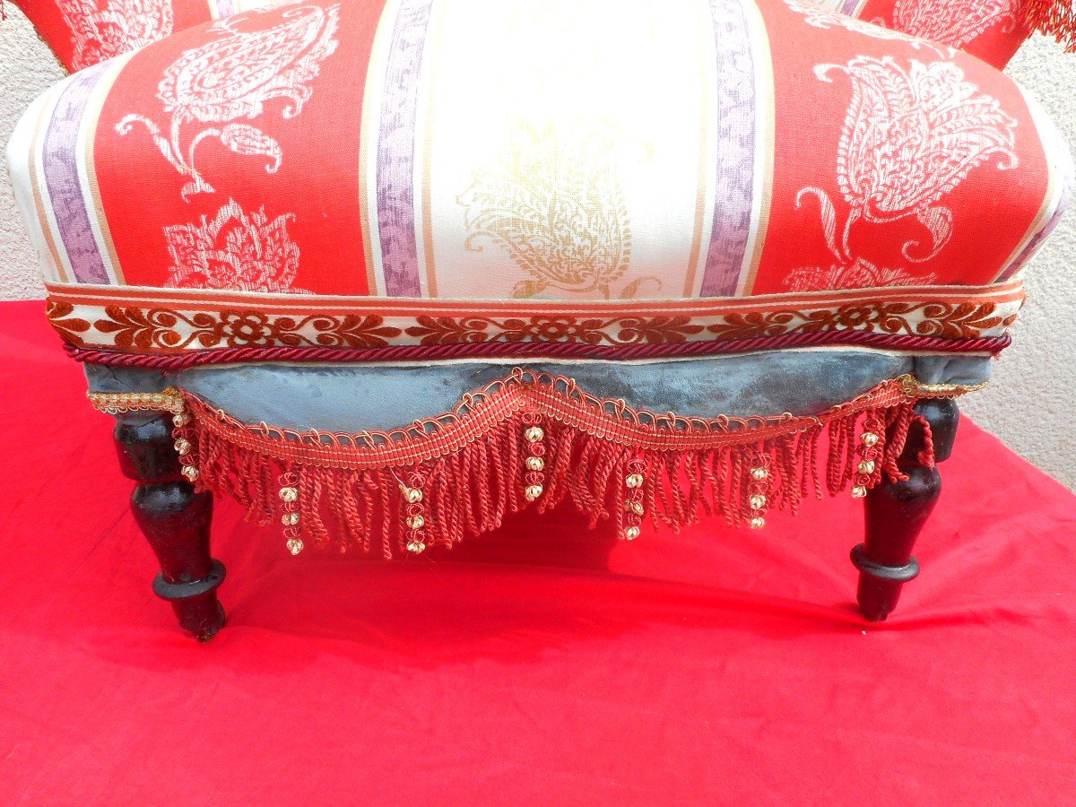 Grand Fauteuil d'époque Napoléon III-photo-2