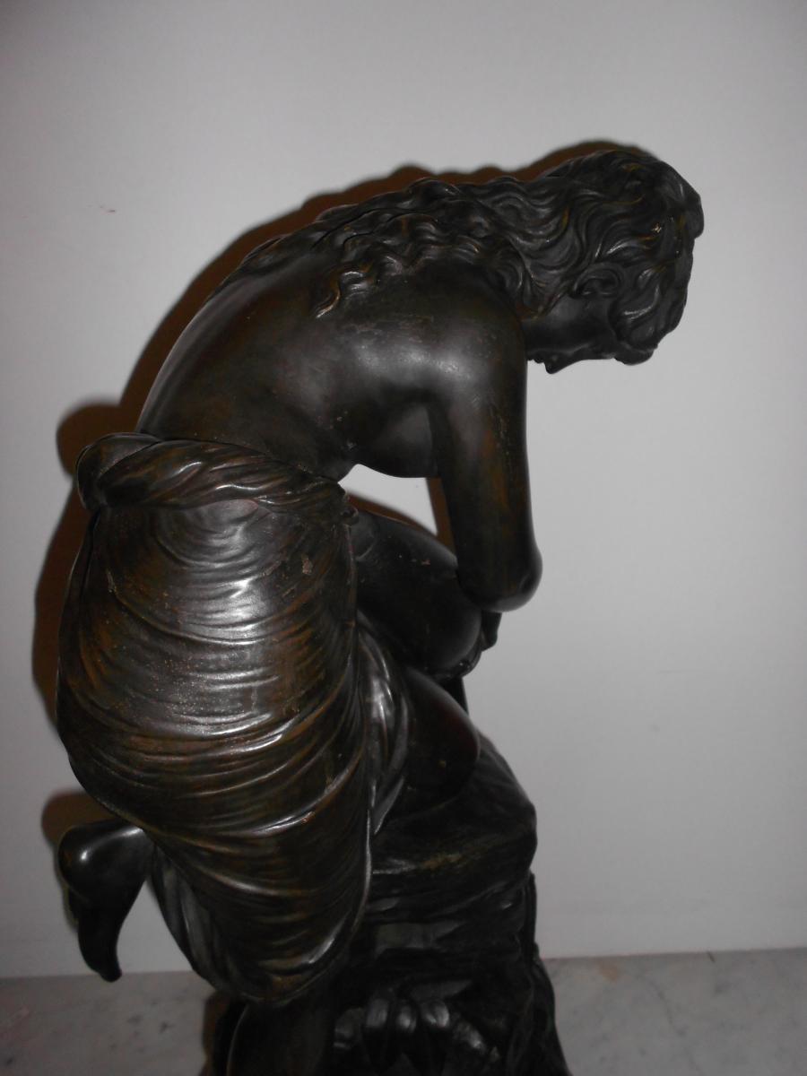 Great Bronze Titled "the Source" Signed Antonio Giovanni Lanzirotti-photo-8