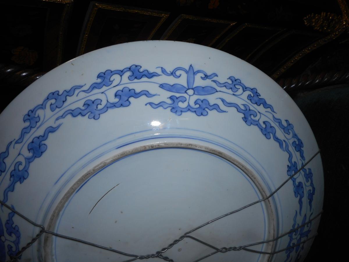 Very Large Flat Imari Time End Of The Nineteenth Century-photo-1