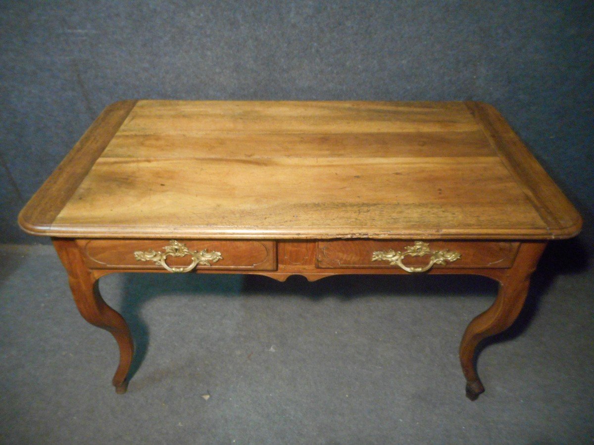 Louis XV Period Desk In Walnut-photo-3