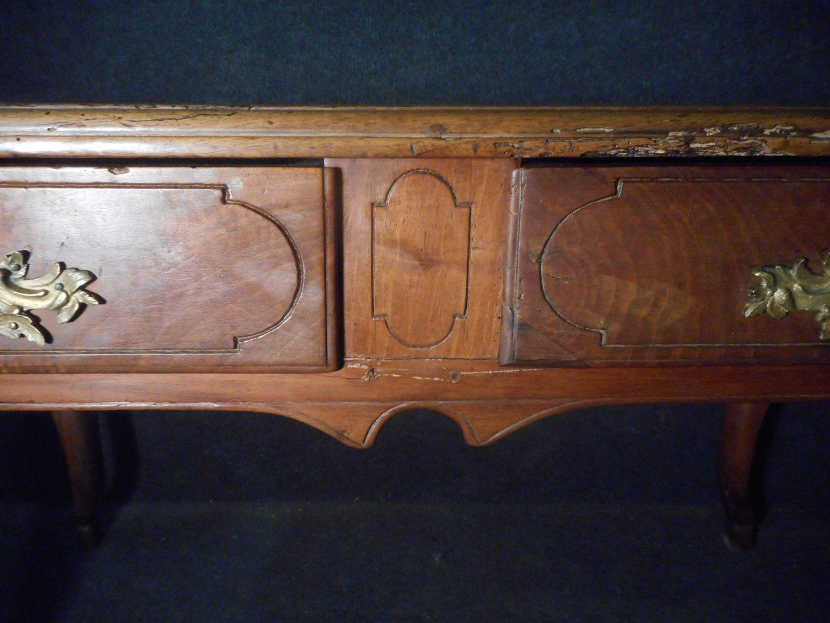 Louis XV Period Desk In Walnut-photo-3