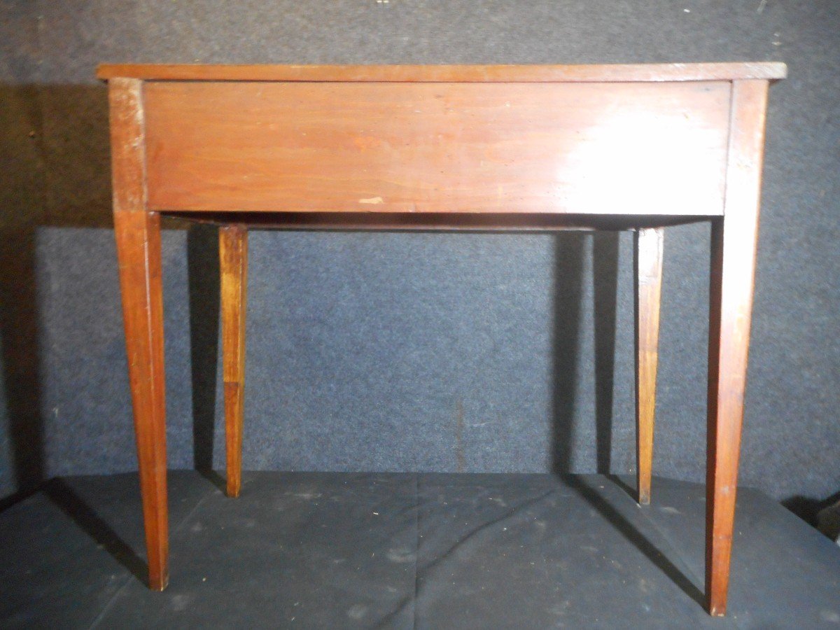 Small Woman's Desk In Marquetry Directoire Period-photo-7