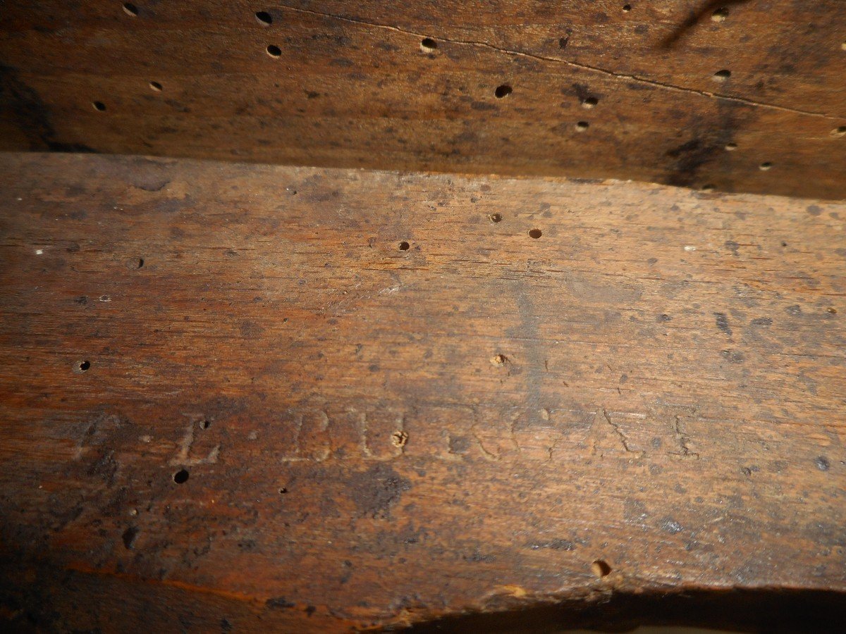 Fauteuil De Bureau époque Régence Estampillé Claude Louis Burgat (1717-1782)-photo-7