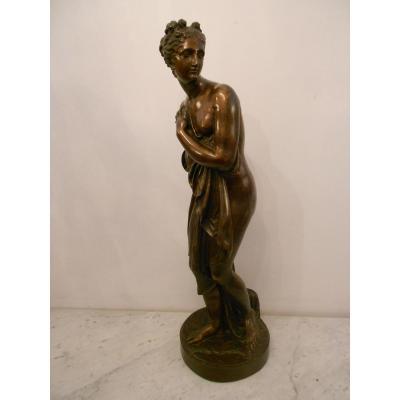 Grand Bronze Eighteenth Century Signed Antonio Canova Entitled Venus