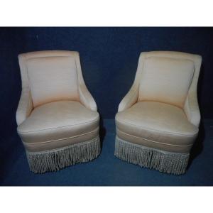 Series Of Four Napoleon III Armchairs