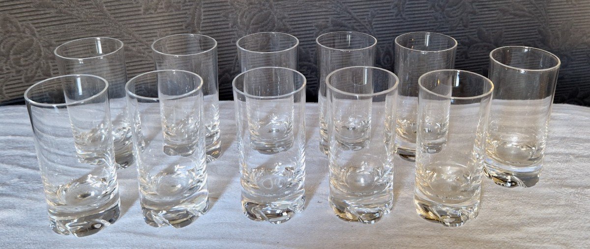 Daum 11 Crystal Liquor Glasses-photo-2