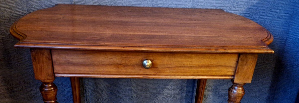 Table Bureau En Noyer-photo-6