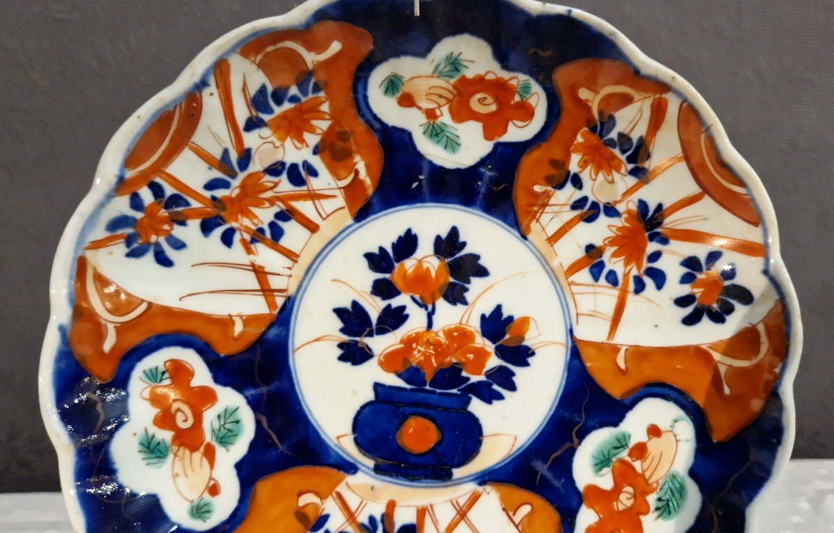 Pair Imari Japan Plate-photo-3