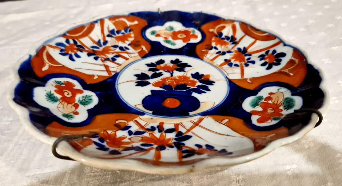 Pair Imari Japan Plate-photo-4