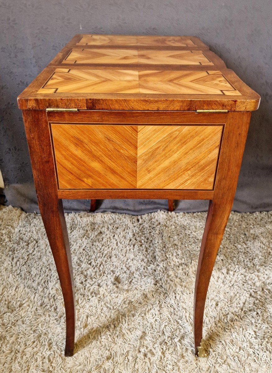 Dressing Table In 19th Century Marquetry-photo-4