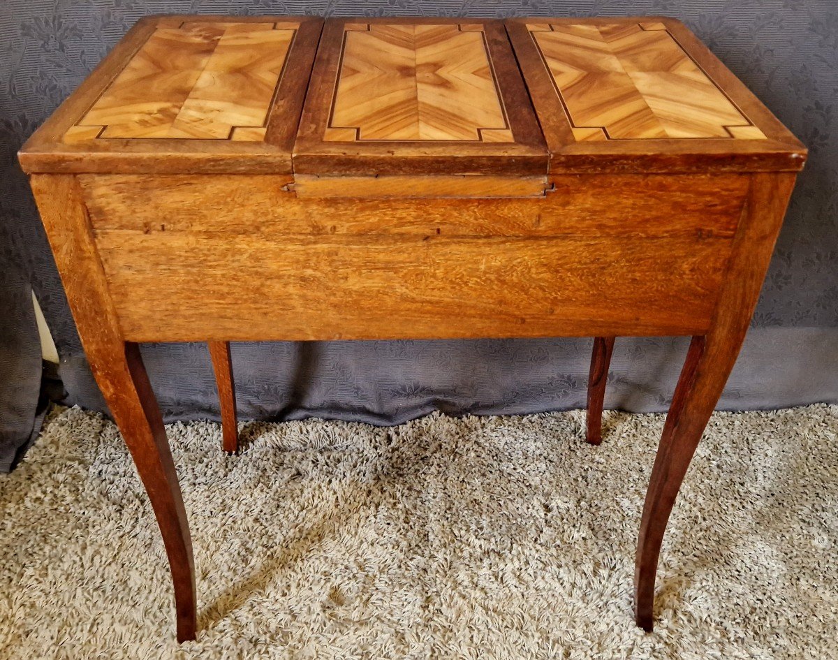 Dressing Table In 19th Century Marquetry-photo-3