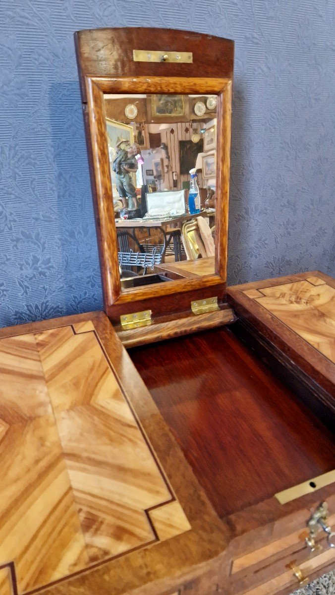 Dressing Table In 19th Century Marquetry-photo-4