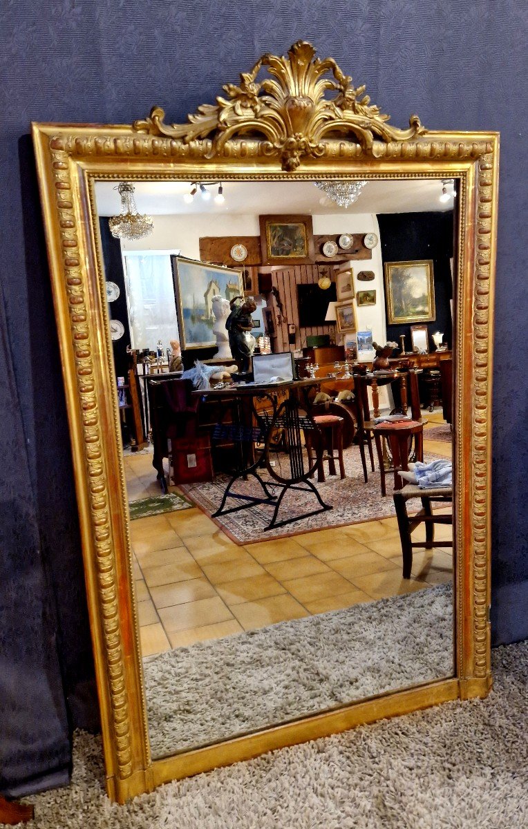 Miroir XIXeme De Style Louis XV-photo-4