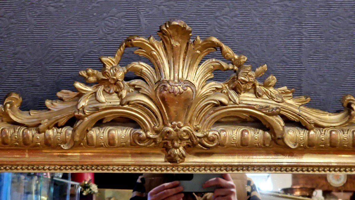 Miroir XIXeme De Style Louis XV-photo-1