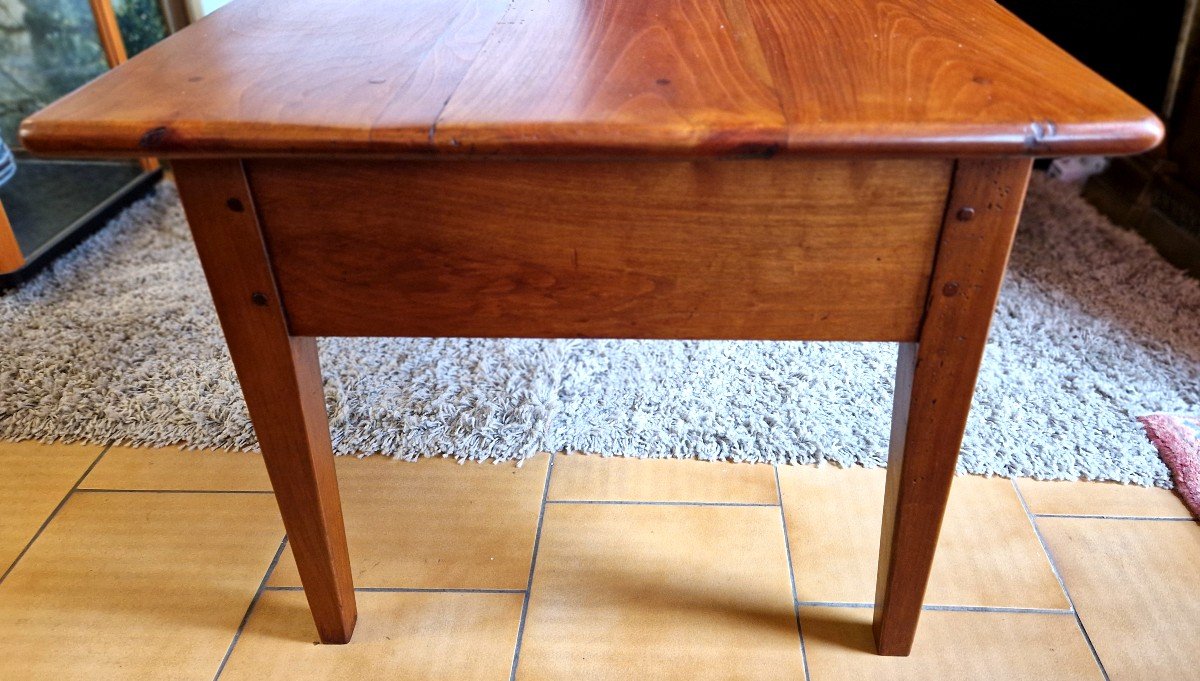 Table Basse En Merisier-photo-2