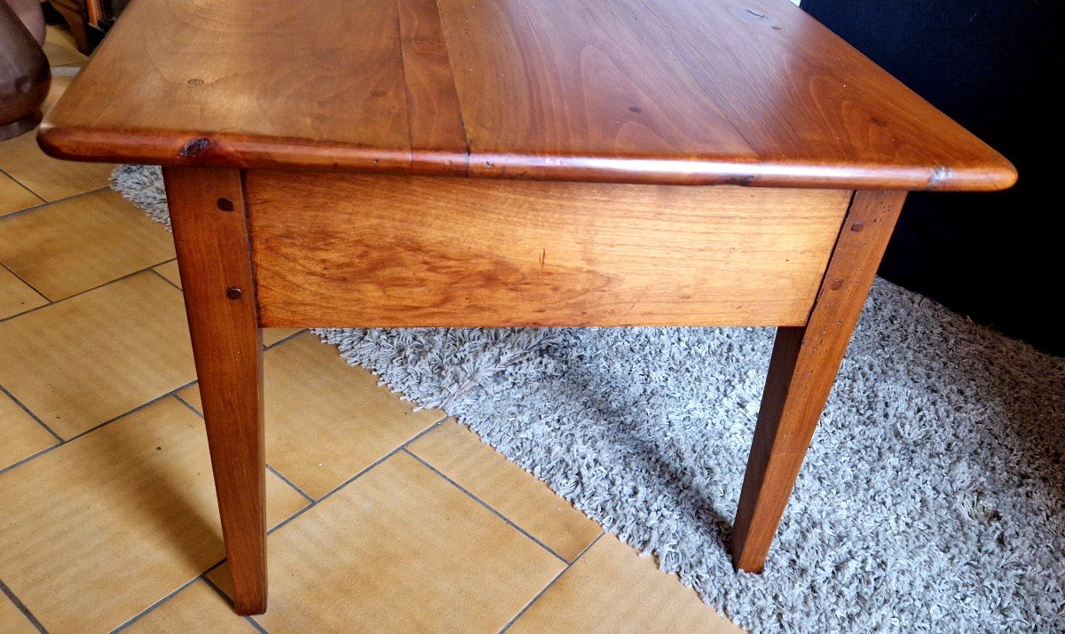 Table Basse En Merisier-photo-2