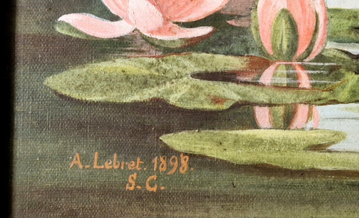 Art Nouveau Paintings Flamingo And Egrets -photo-5