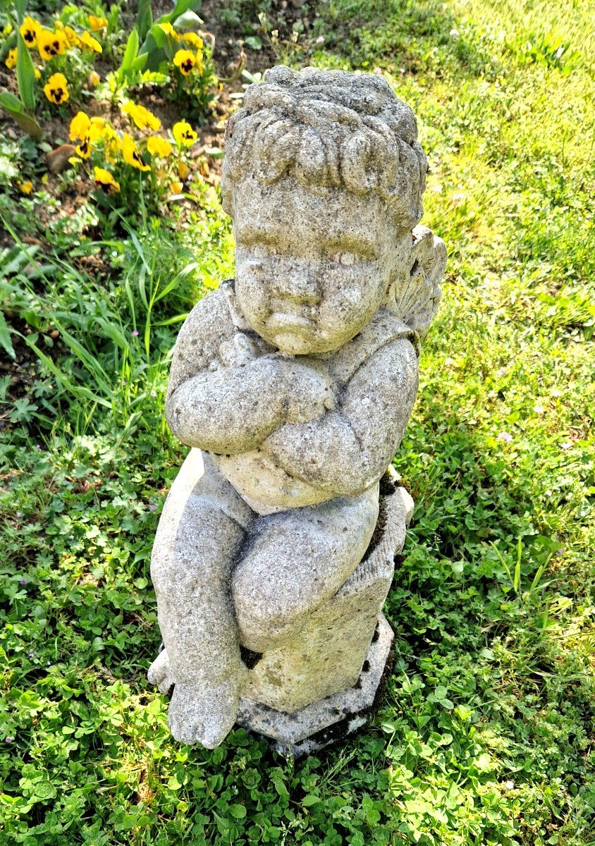 Statuette De Jardin  Le Boudeur XXème-photo-3