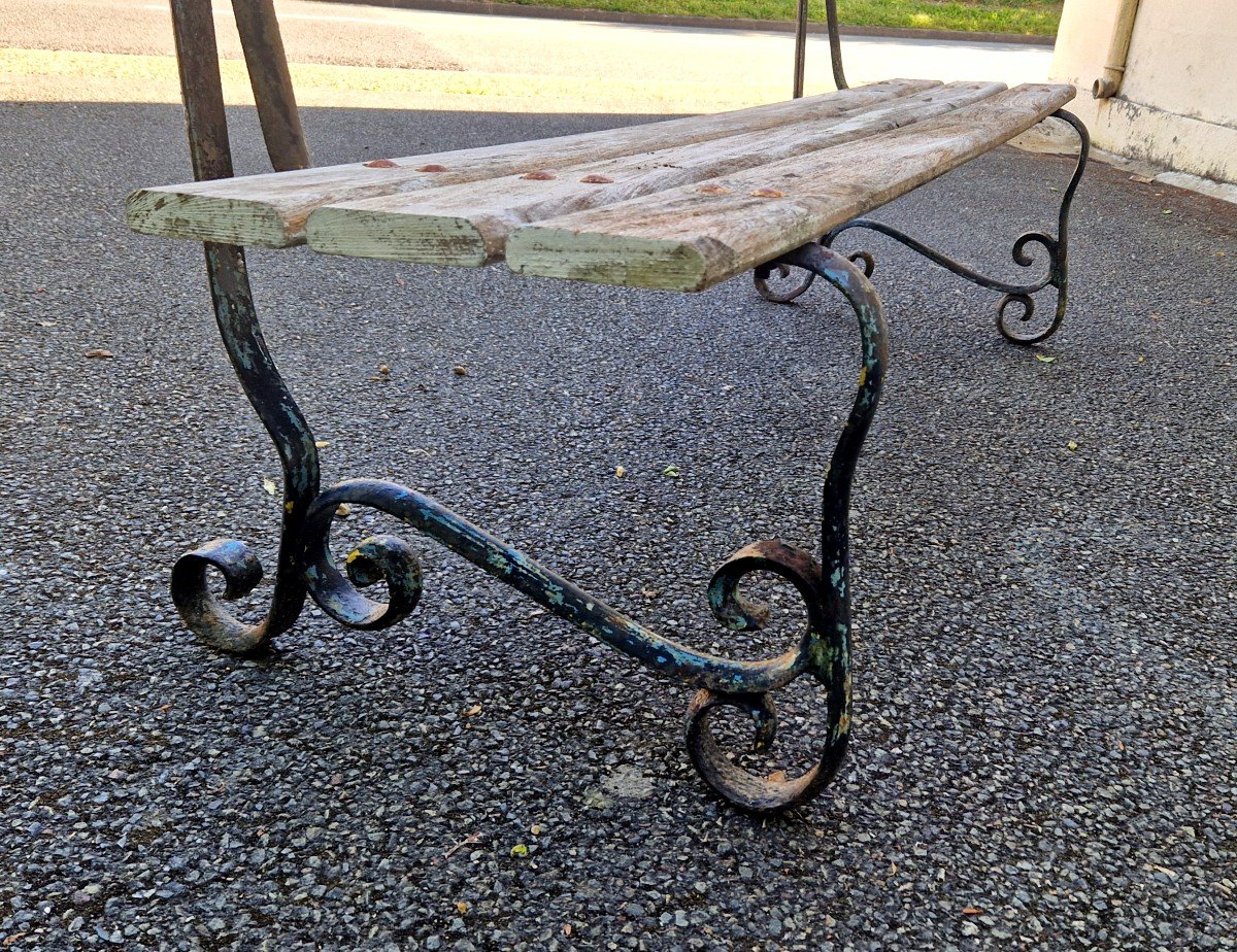 20th Century Public Garden Bench-photo-1