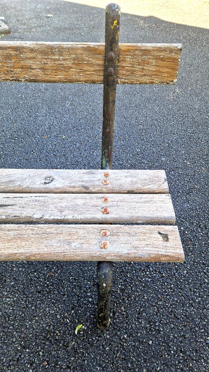 20th Century Public Garden Bench-photo-3