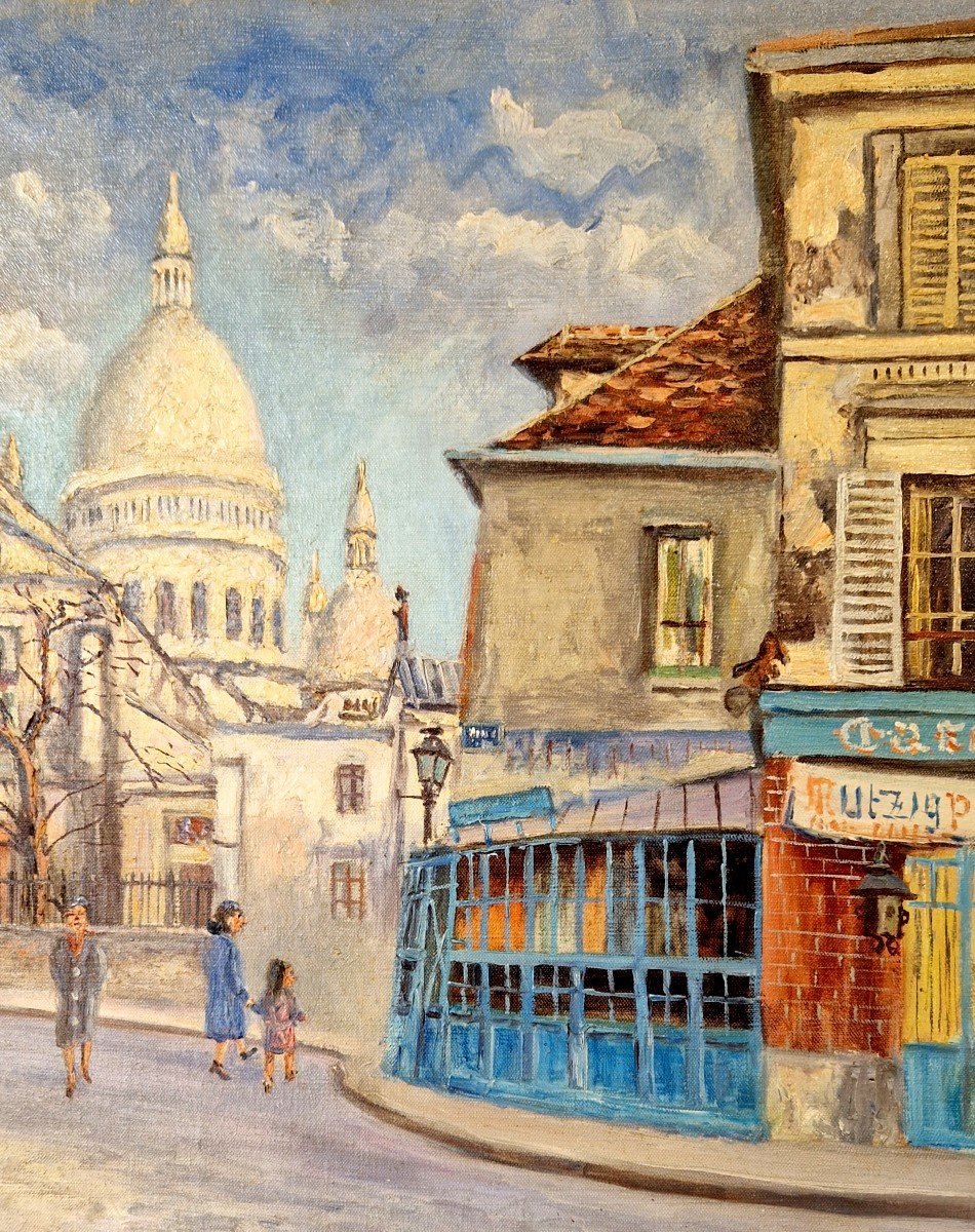 Montmartre Par Adrien Raphael  Noulin XXème-photo-2