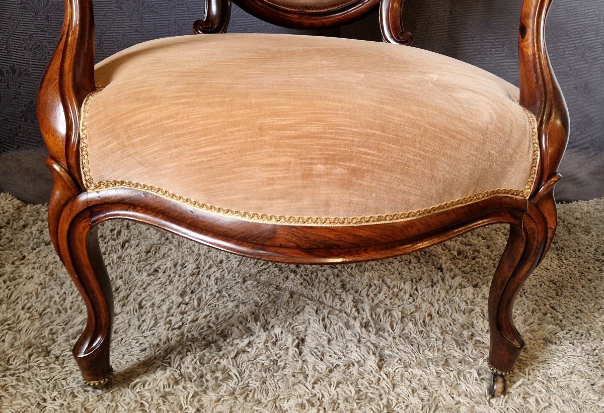 Rosewood Medallion Armchair-photo-3