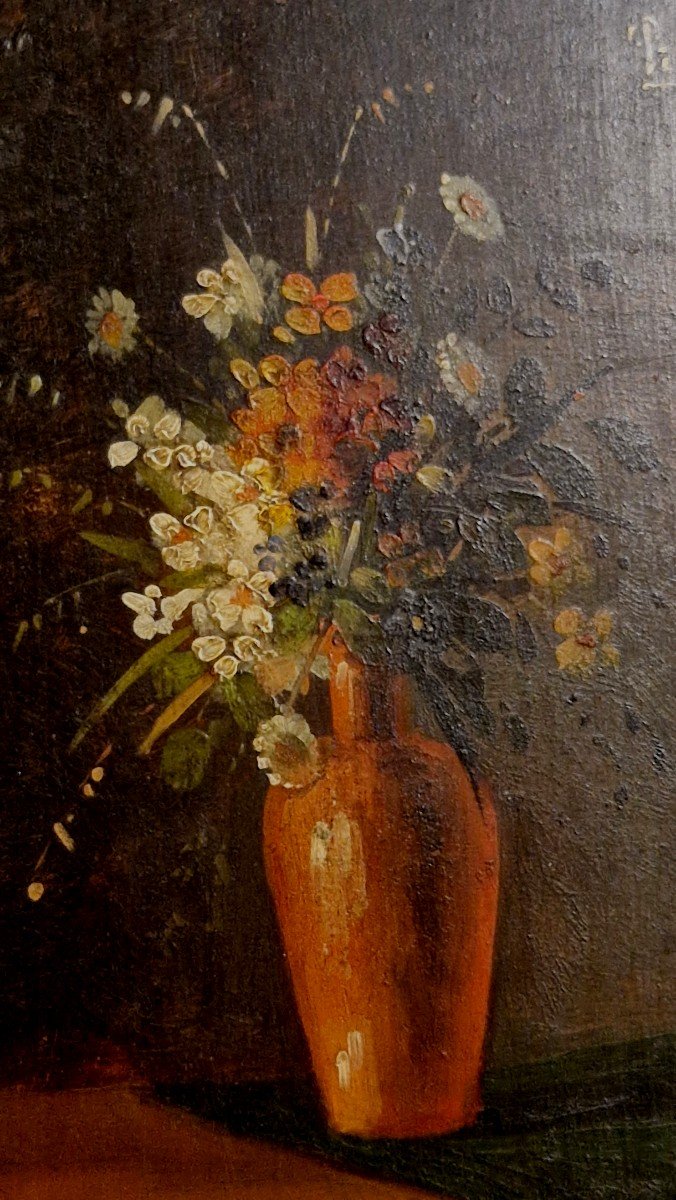 Bouquet Of Flowers By Eugene Petit (1839 - 1886)-photo-2