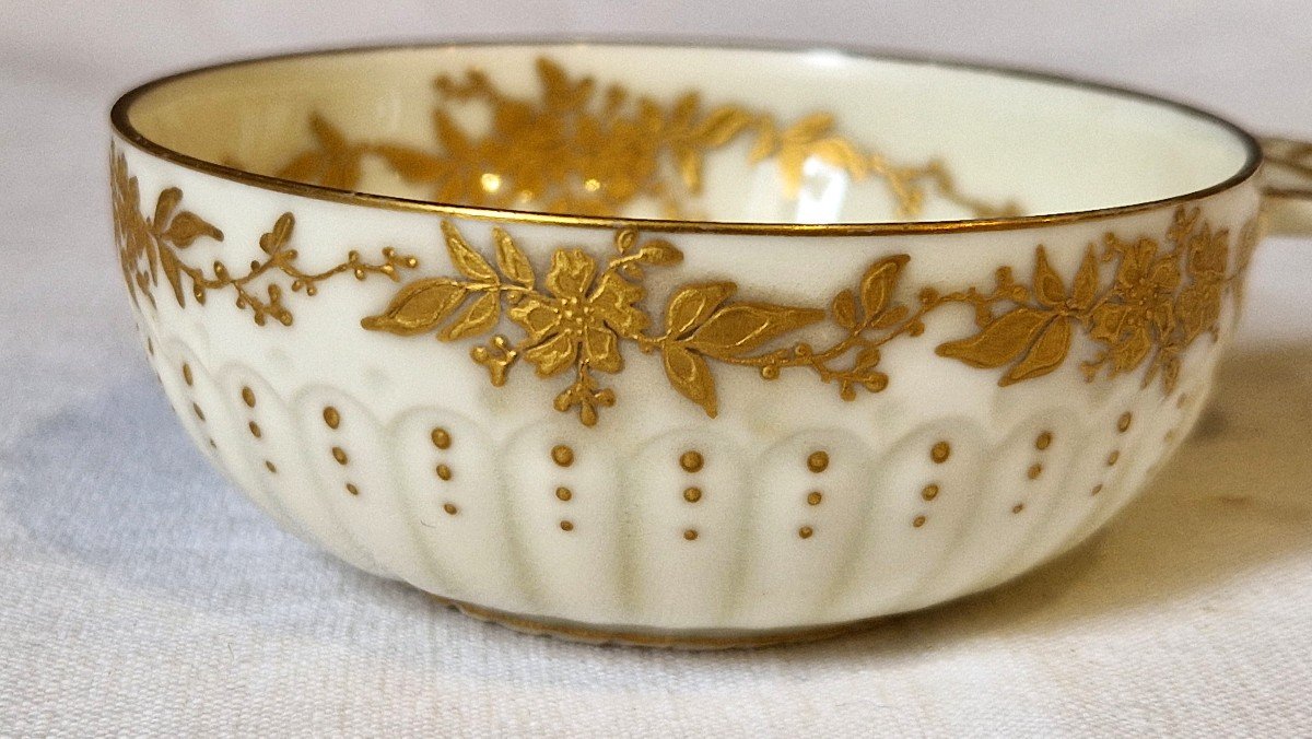 Porcelain Tastevin Enhanced With Gold-photo-3