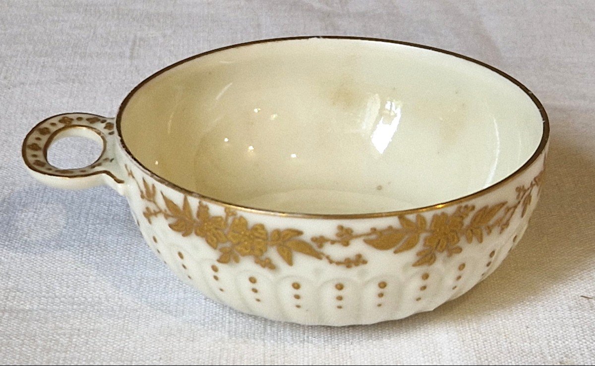 Porcelain Tastevin Enhanced With Gold-photo-4