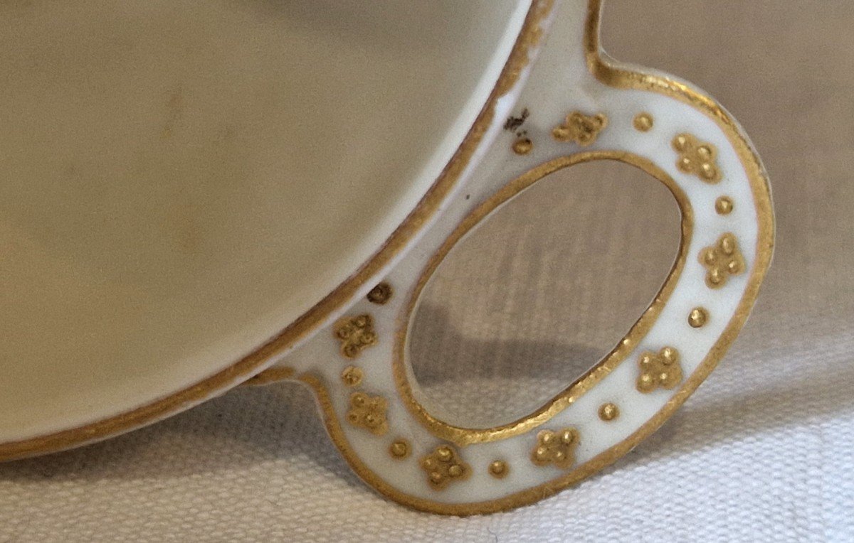 Porcelain Tastevin Enhanced With Gold-photo-3