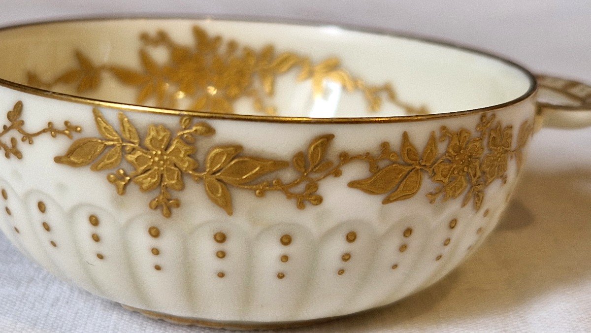 Porcelain Tastevin Enhanced With Gold-photo-6