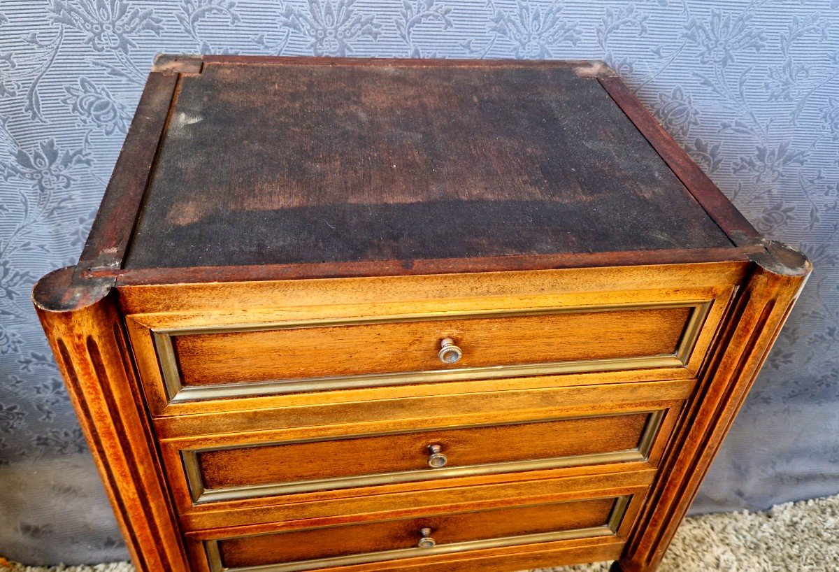 Louis XVI Style Bedside Table 20th Century-photo-4