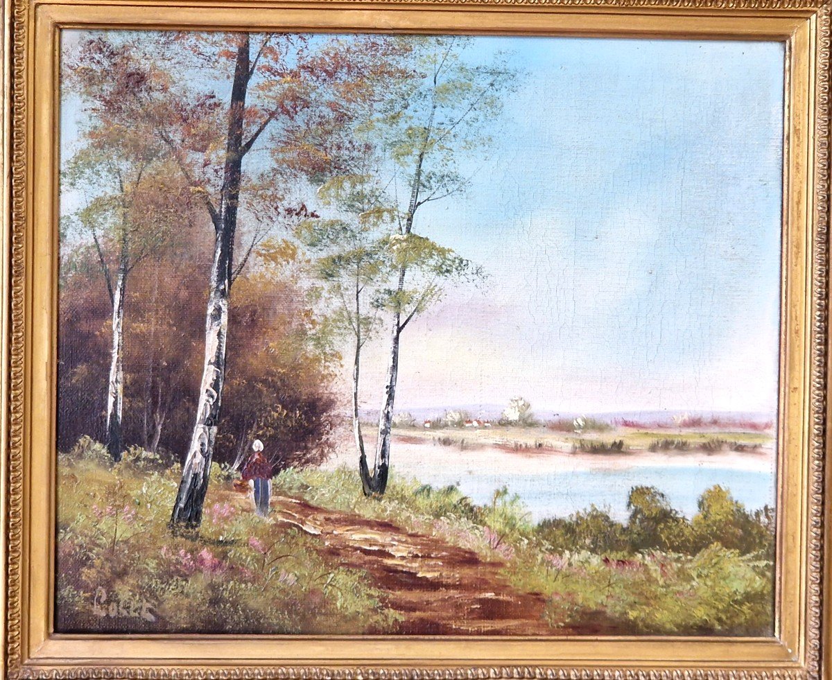 River Banks Landscape Painting By Lolet-photo-3