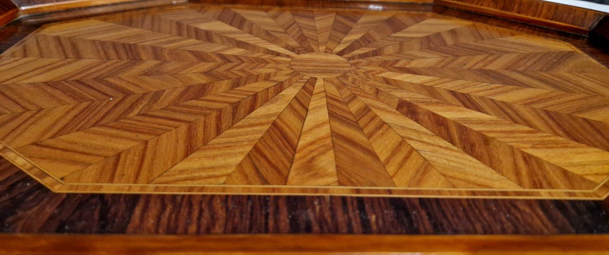 Serving Tray In 20th Century Marquetry-photo-1