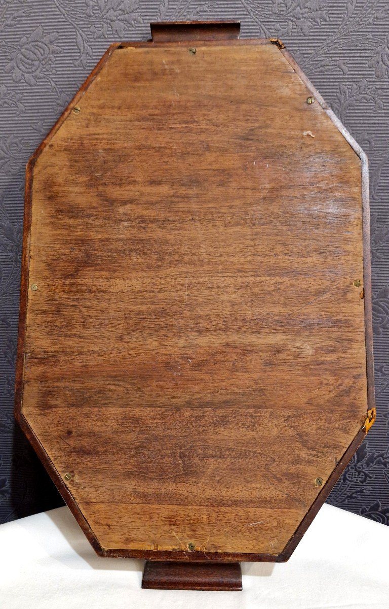 Serving Tray In 20th Century Marquetry-photo-4