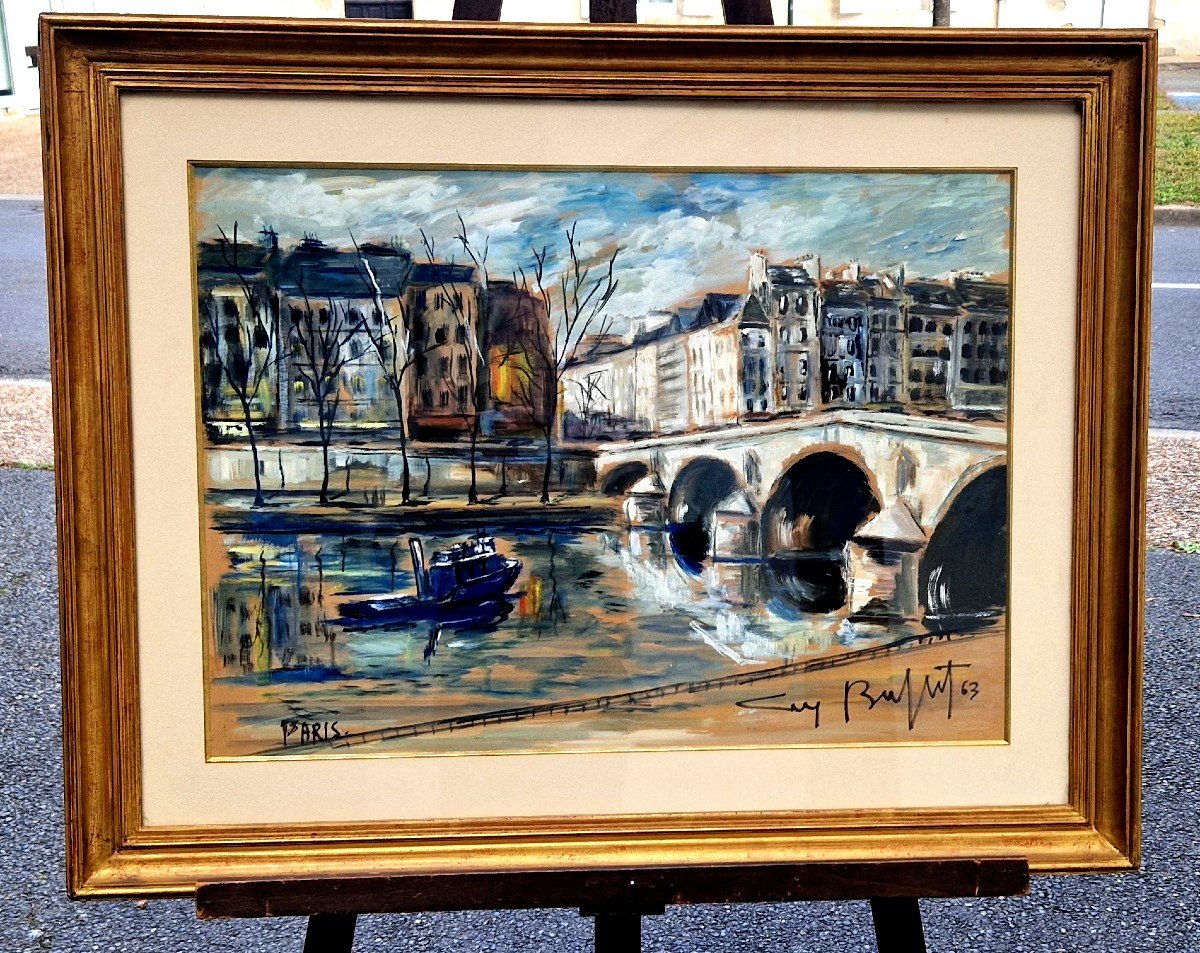 Quais De Seine De Paris Par Guy Buffet (1943 -2023)-photo-3